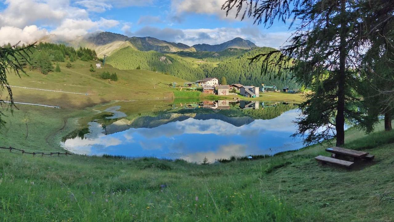 Locanda Ristorante Bar Del Lago Chamois Exterior foto